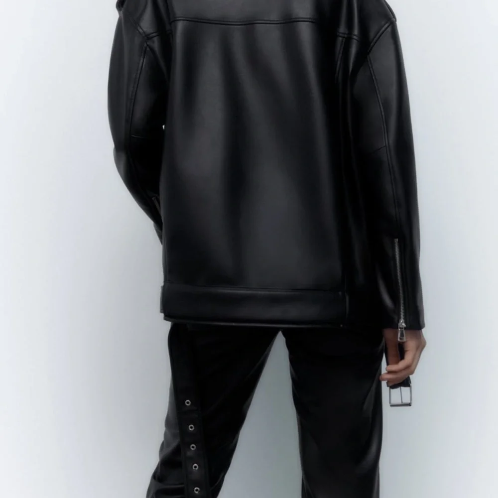 Brand New Zara Oversize Faux Leather Jacket, size M - Picture 7 of 8